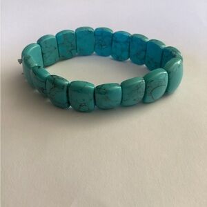 Source Unknown Teal Stone Bracelet